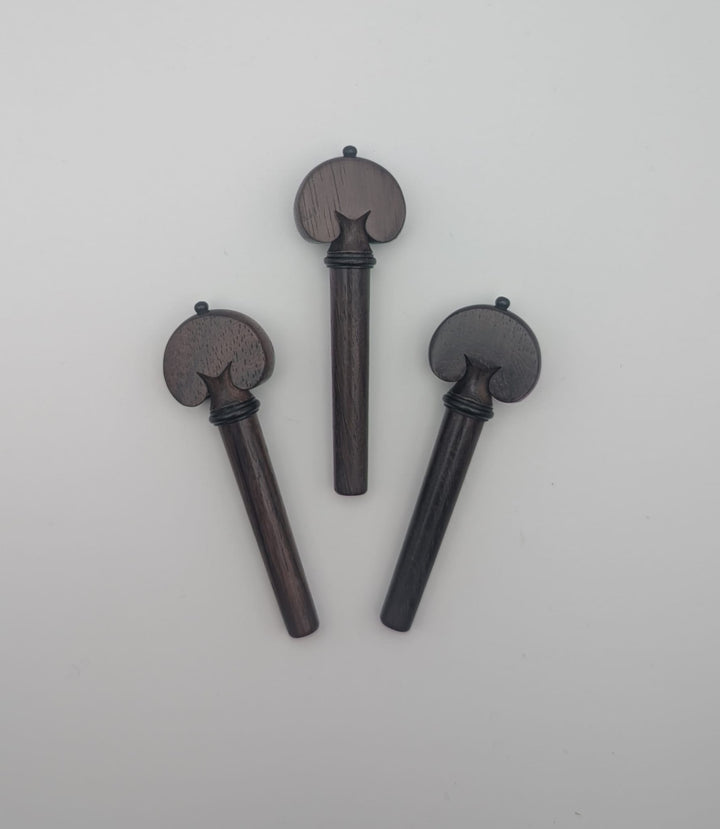 Pegs Violin, Heart shape, ZW-984-SET