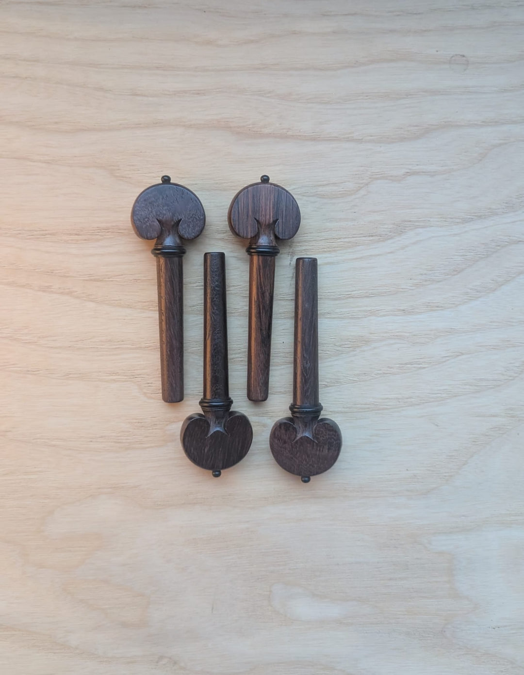 Wirbel Violine, Herzform, ZW-984-THIN-SET
