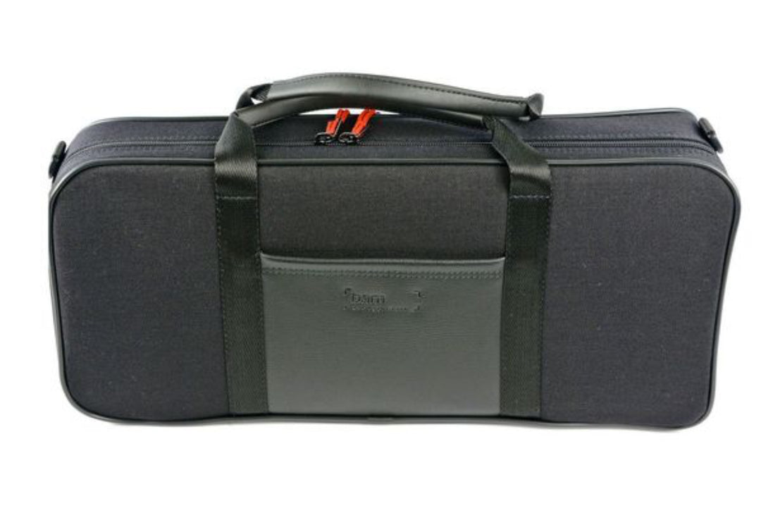 BAM Classic Doppel-Klarinettenetui Bb/A, schwarz, BAM-3128