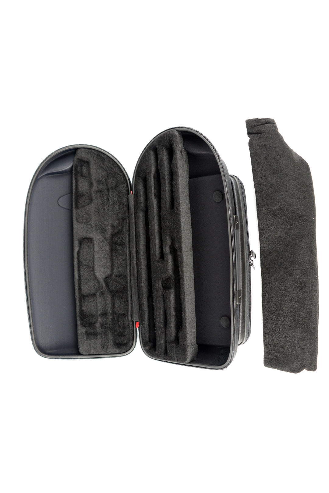BAM 4010S Etui für Flöte (C-Fuß) und Piccolo mit Notenständer, Schwarz