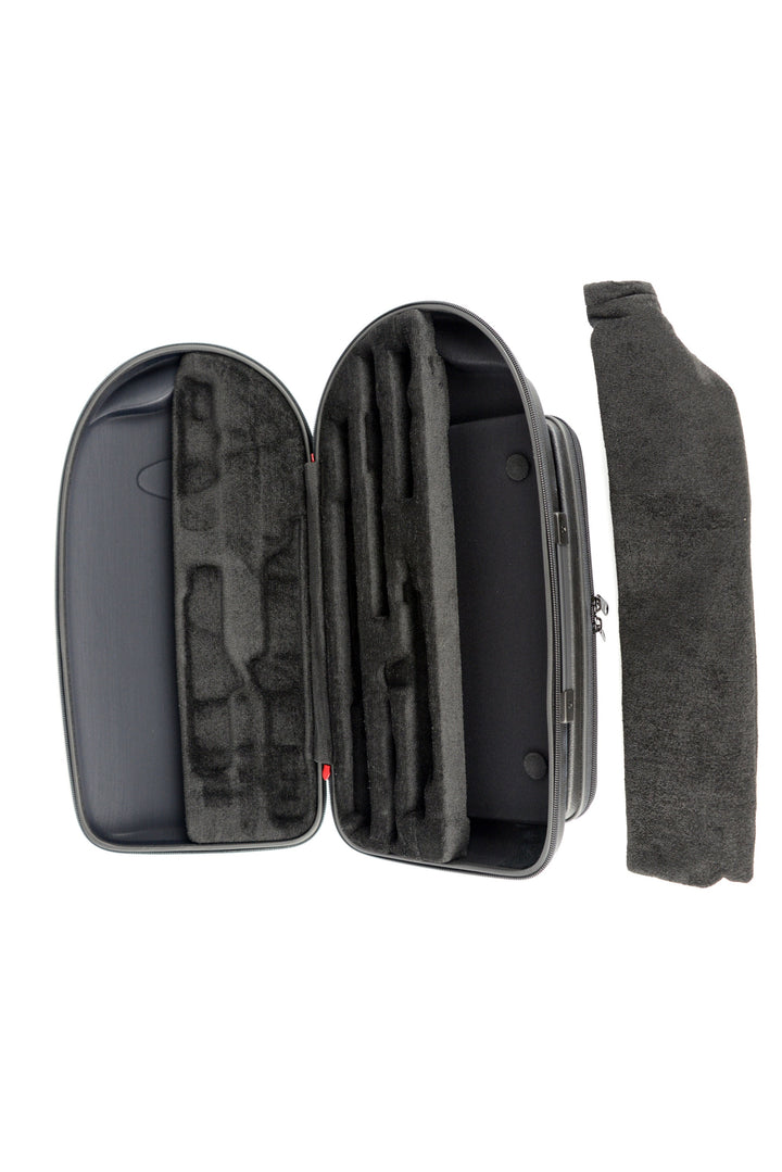 BAM 4010S Etui für Flöte (C-Fuß) und Piccolo mit Notenständer, Schwarz