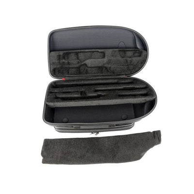BAM 4010S Etui für Flöte (C-Fuß) und Piccolo mit Notenständer, Schwarz