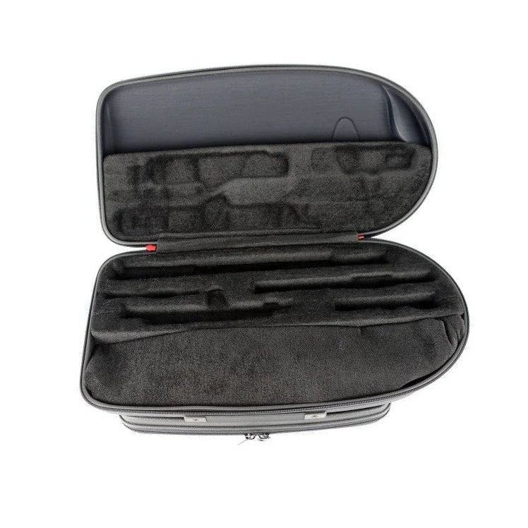BAM 4010S Etui für Flöte (C-Fuß) und Piccolo mit Notenständer, Schwarz