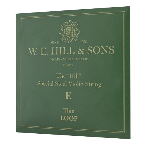Hill E-Saite für Violine, dünn, mit Schlinge, HL-4410WL