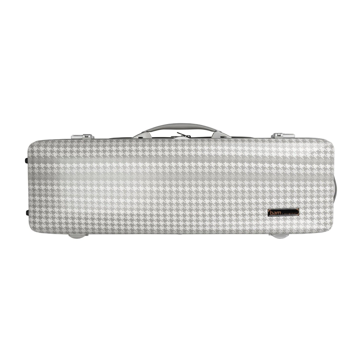 BAM Cabourg Hightech Oblong Violin Case, Silver, Limited Edition, BAM-CAB2018XLS