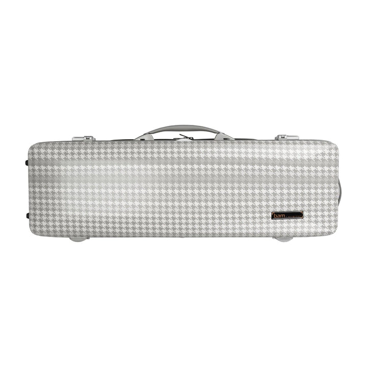 BAM Cabourg Hightech Oblong Violin Case, Silver, Limited Edition, BAM-CAB2018XLS
