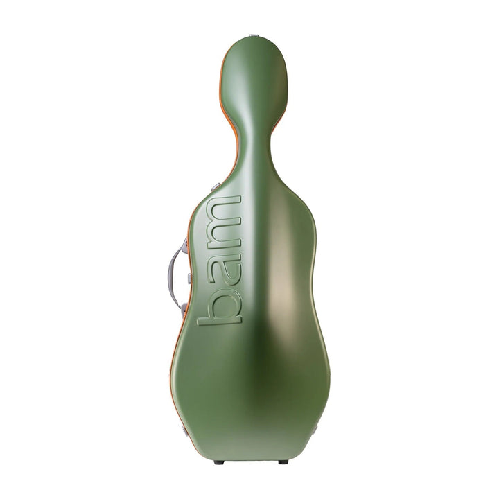 BAM Graffiti Hightech Slim Cello-Etui, Grün/Orange, BAM-GRAF1005XLVO