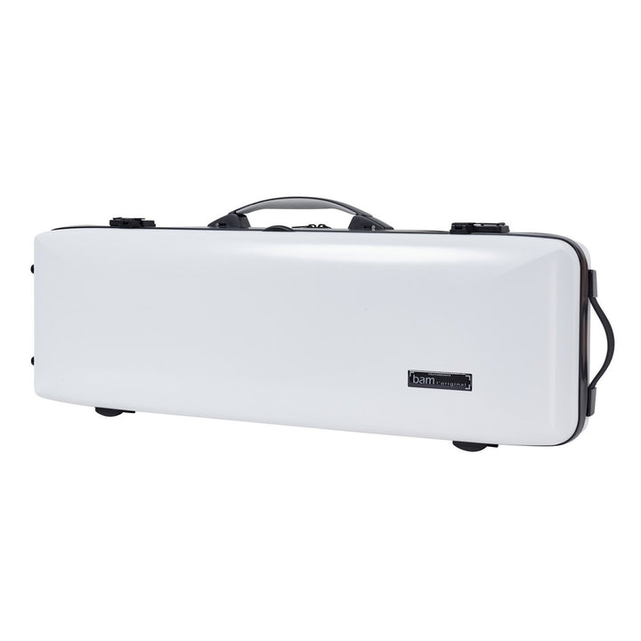 BAM Ice Supreme Hightech Oblong Etui für Violine, weiß, BAM-ICE2018XLW