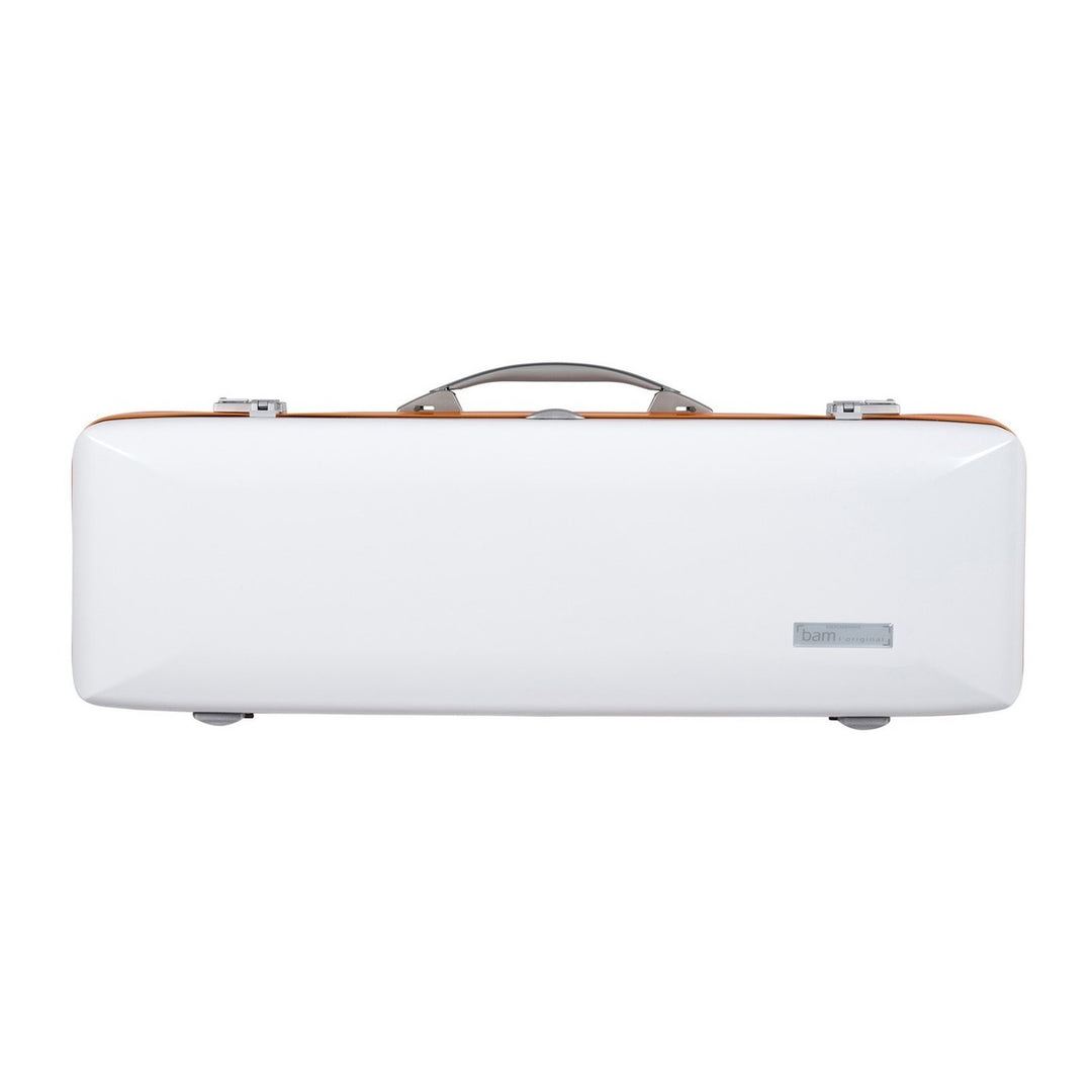 BAM Ice Supreme Hightech Oblong Etui für Violine, weiß, BAM-ICE2018XLW