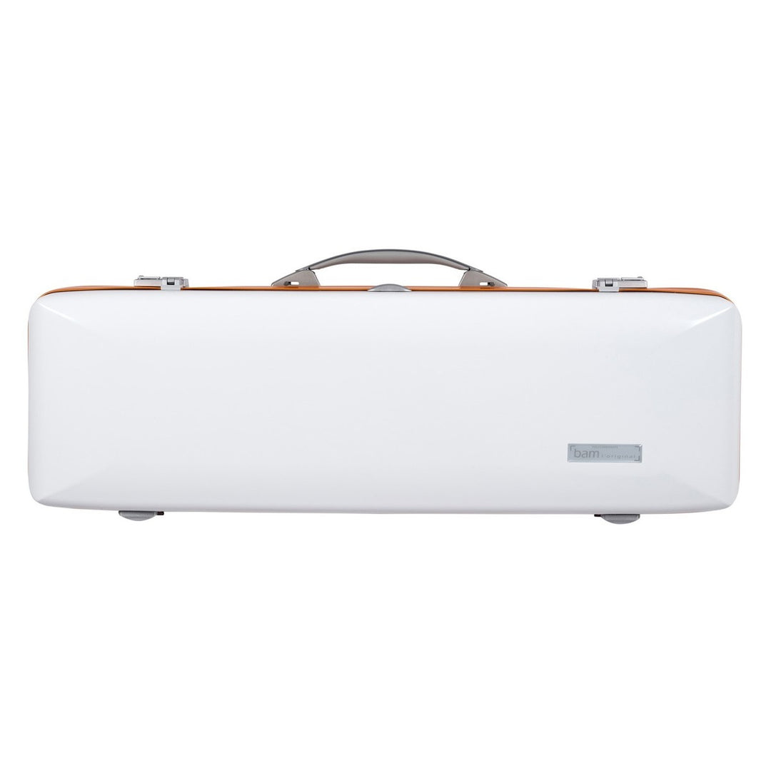 BAM Ice Supreme Hightech Oblong Etui für Violine, weiß, BAM-ICE2018XLW