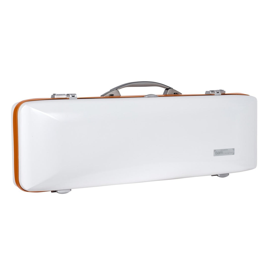 BAM Ice Supreme Hightech Oblong Etui für Violine, weiß, BAM-ICE2018XLW