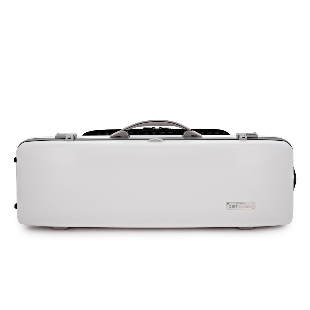 BAM Ice Supreme Hightech Oblong Etui für Violine, weiß, BAM-ICE2018XLW