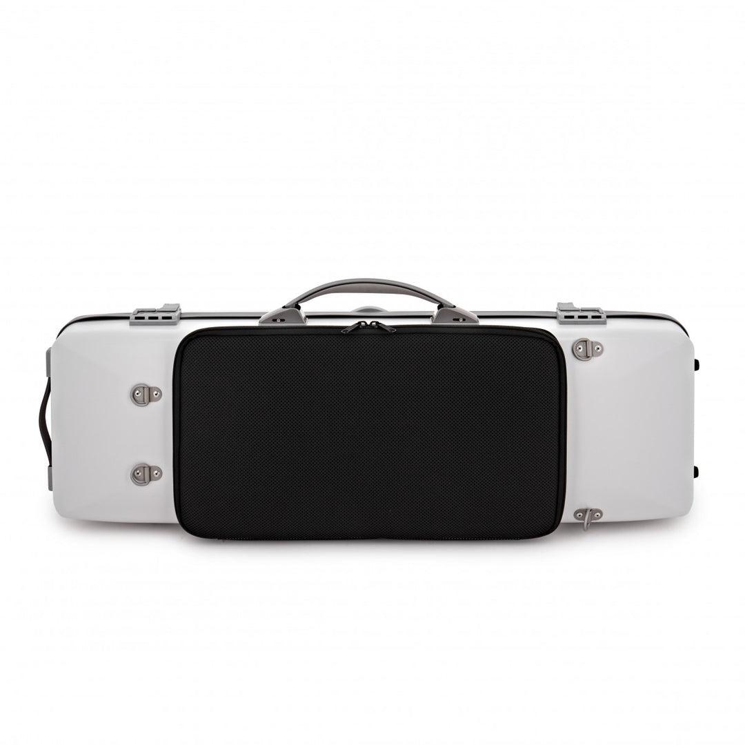BAM Ice Supreme Hightech Oblong Etui für Violine, weiß, BAM-ICE2018XLW