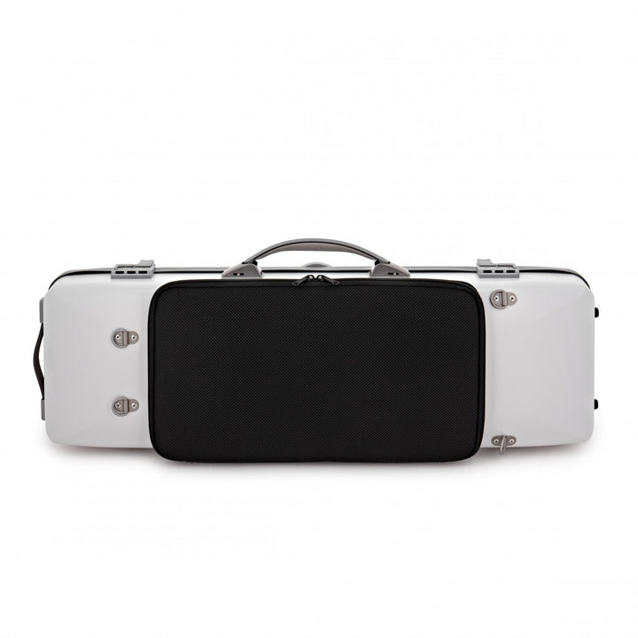 BAM Ice Supreme Hightech Oblong Etui für Violine, weiß, BAM-ICE2018XLW