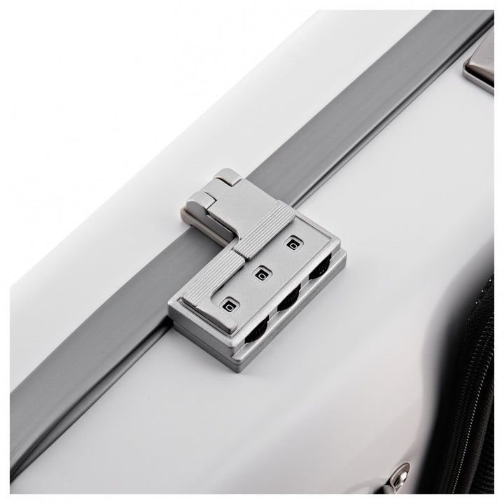BAM Ice Supreme Hightech Oblong Etui für Violine, weiß, BAM-ICE2018XLW