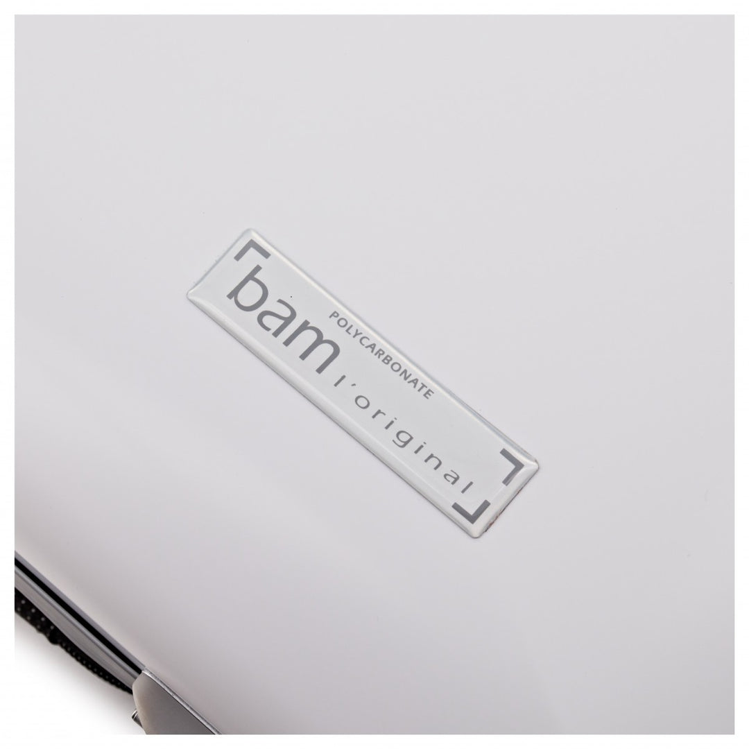 BAM Ice Supreme Hightech Oblong Etui für Violine, weiß, BAM-ICE2018XLW