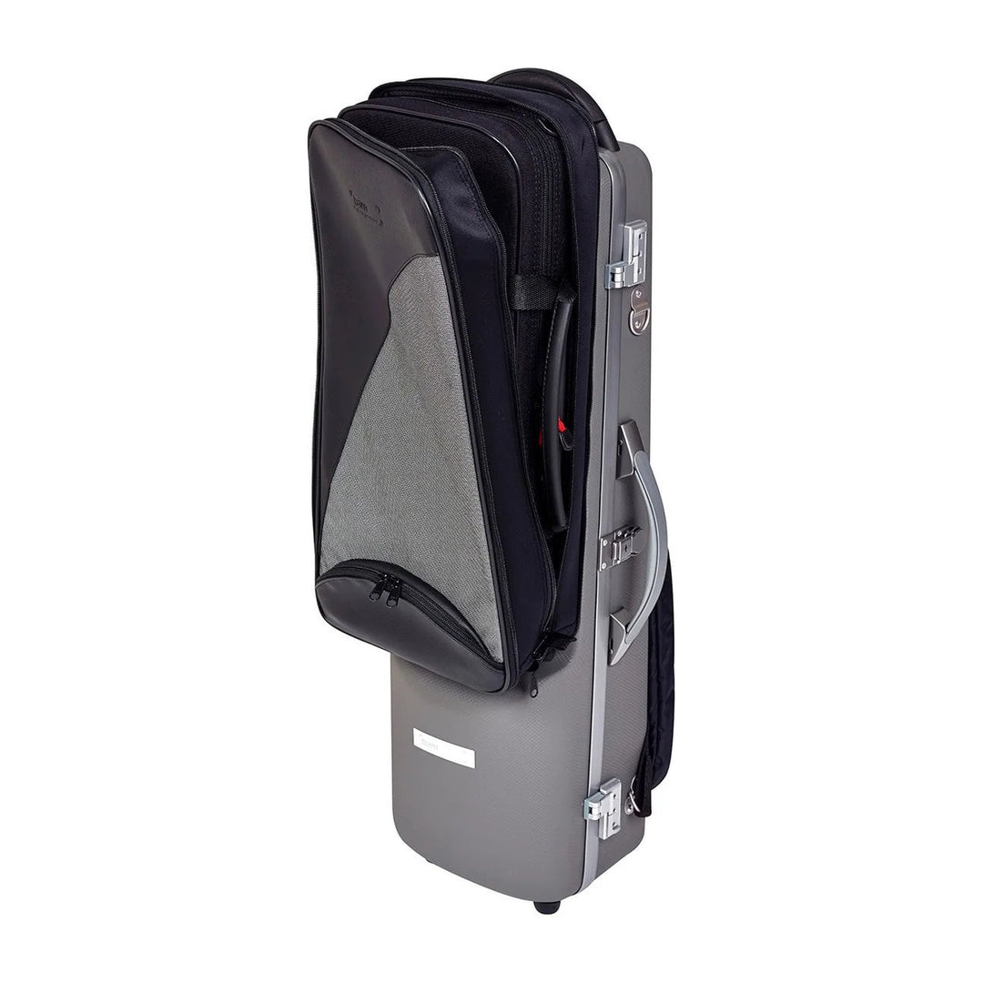 BAM Panther Hightech Bassklarinettenetui (bis C) mit Doppel-Klarinettenetui, BAM-PANT3126XL