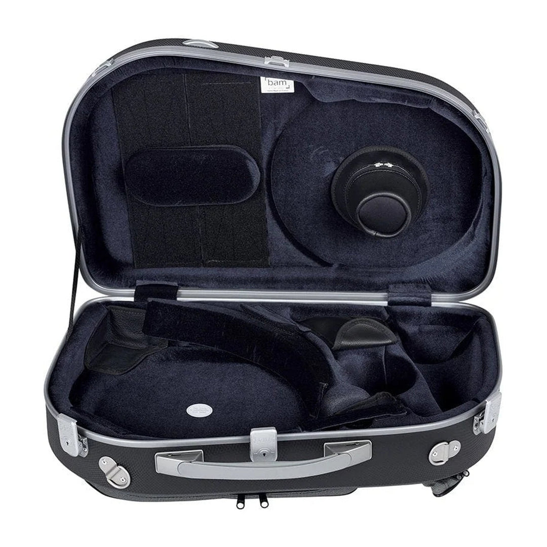Panther Hightech Adjustable French Horn Case, Black, BAM-PANT6002XLN