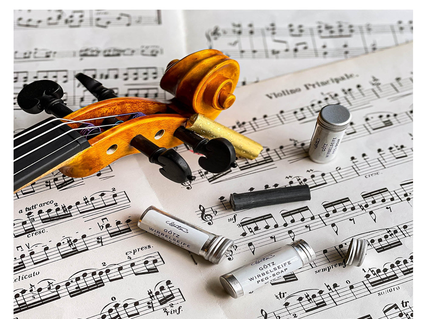 ❤ Peg Soap for Violin, Viola, Cello, ZW-96