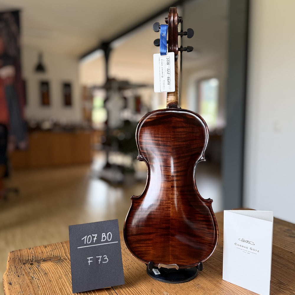 Götz Geigengalerie – Violine Einzelstück F73, Rückansicht