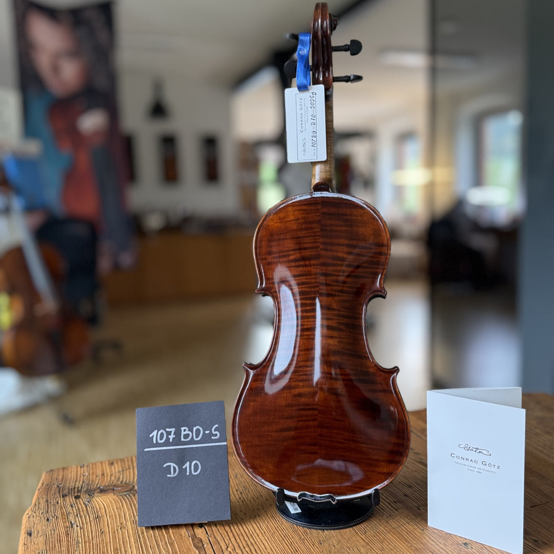Götz Geigengalerie – Violine Einzelstück D10, Rückansicht