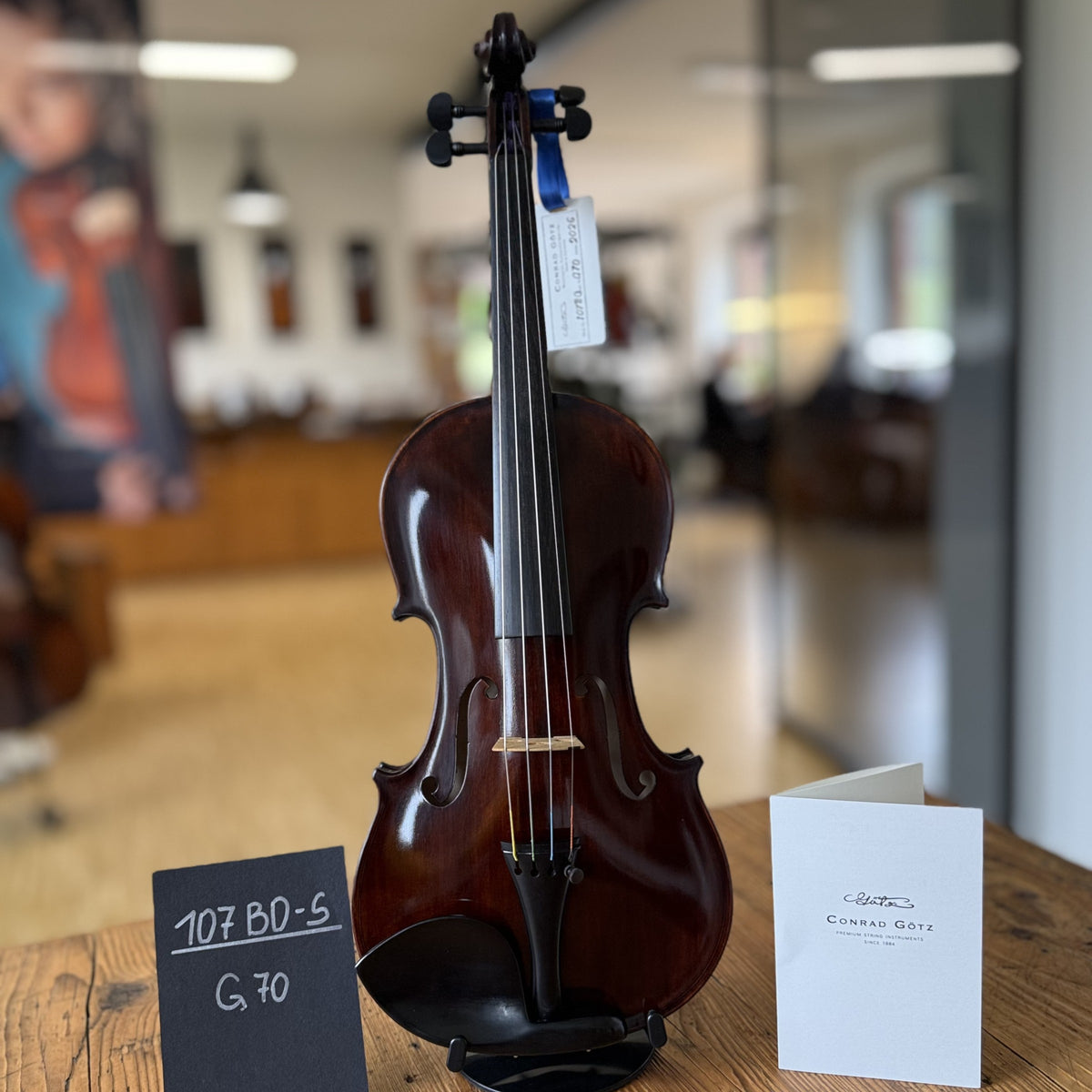 Götz Geigengalerie – Violine Einzelstück G70, Vorderansicht