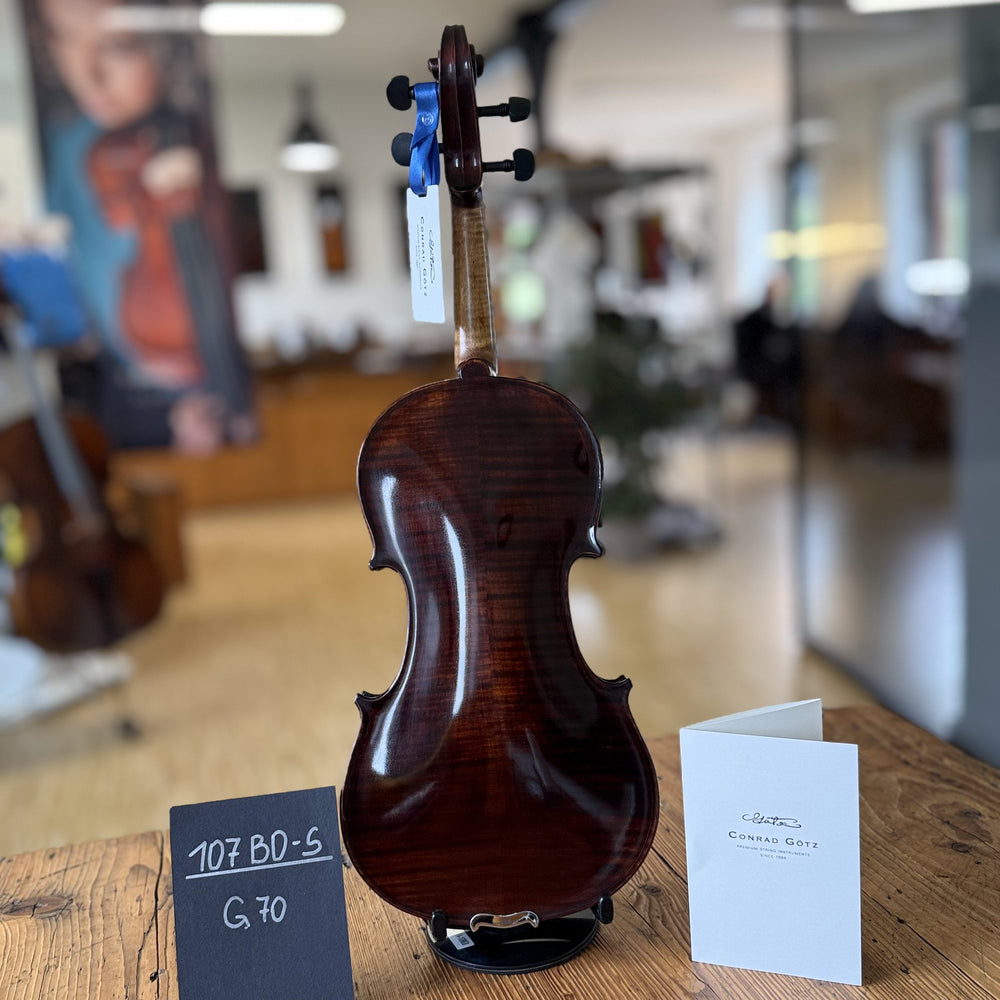Götz Geigengalerie – Violine Einzelstück G70, Rückansicht