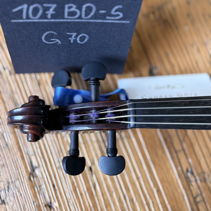 Götz Geigengalerie – Violine Einzelstück G70, Schnecke von oben