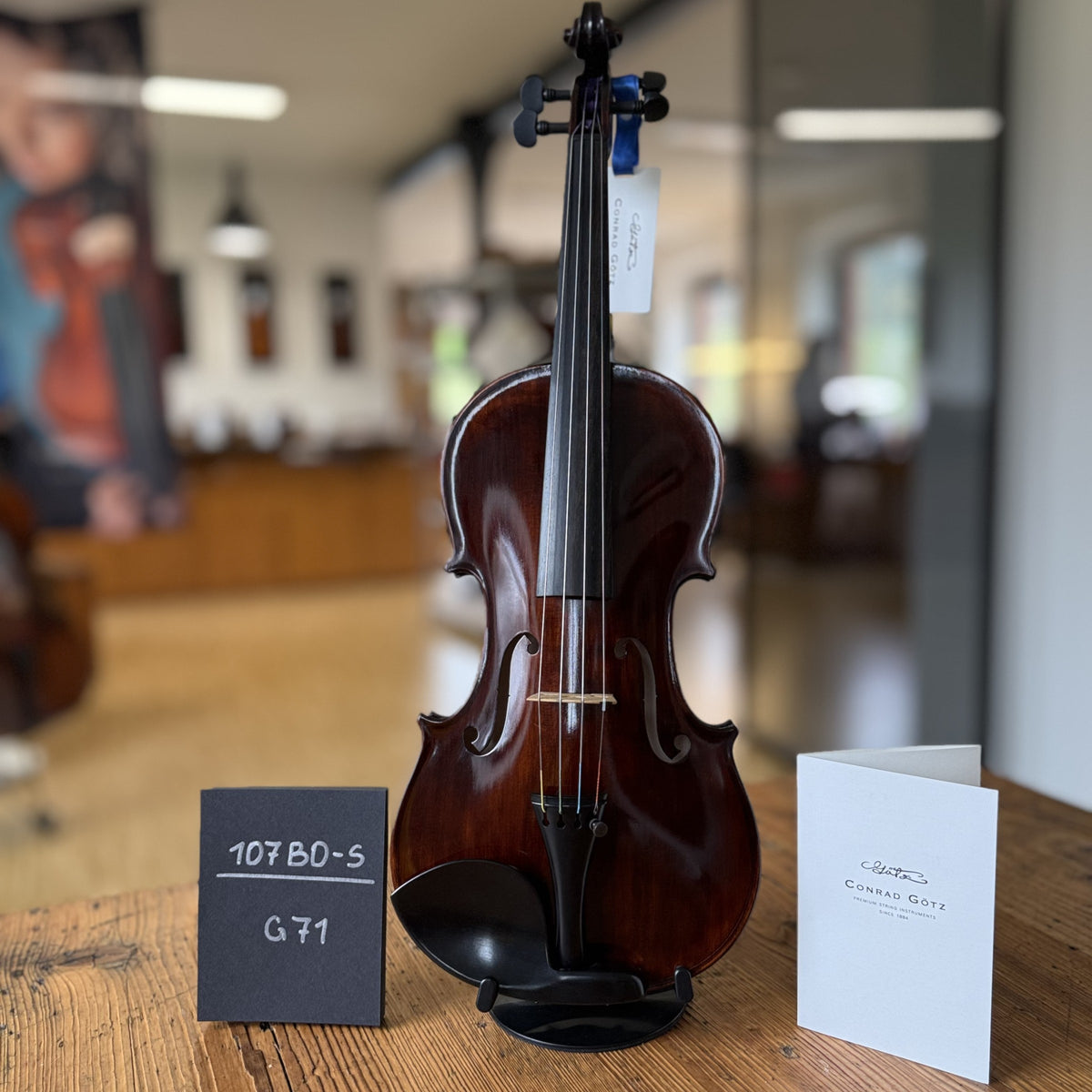 Götz Geigengalerie – Violine Einzelstück G71, Vorderansicht
