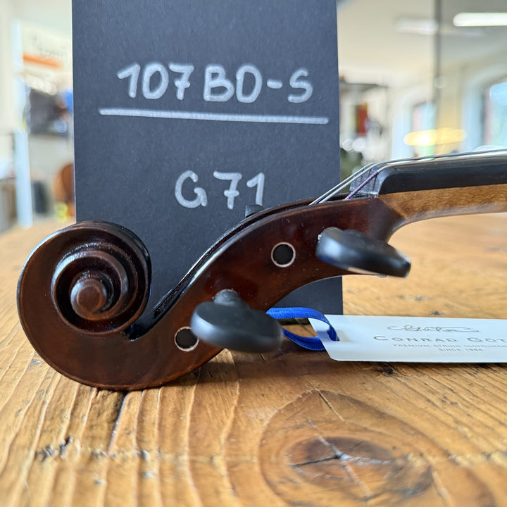 Götz Geigengalerie – Violine Einzelstück G71, Schnecke seitlich