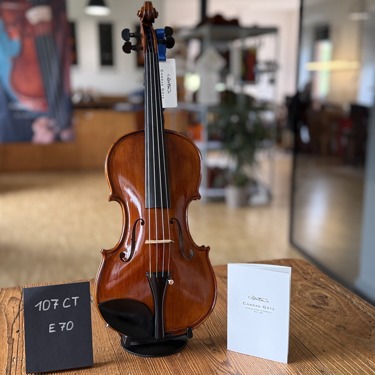 CONTEMPORARY Violine #107 CT, Einzelstück E70, Vorderansicht