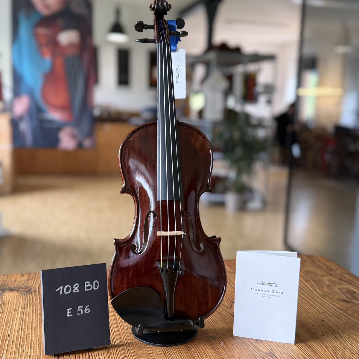 BOHEMIA Violine #108 BO, Einzelstück E56, Vorderansicht
