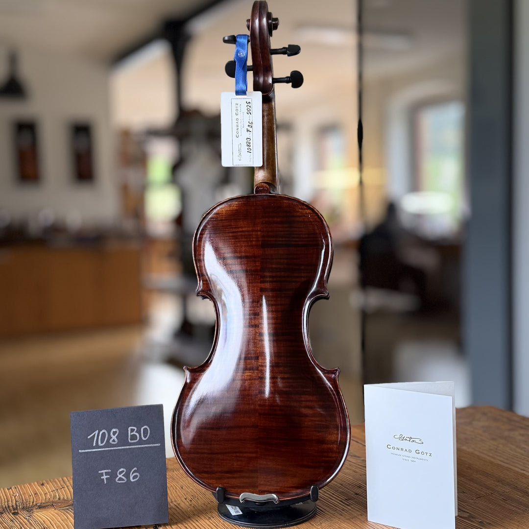 Götz Geigengalerie – Violine Einzelstück F86, Rückansicht