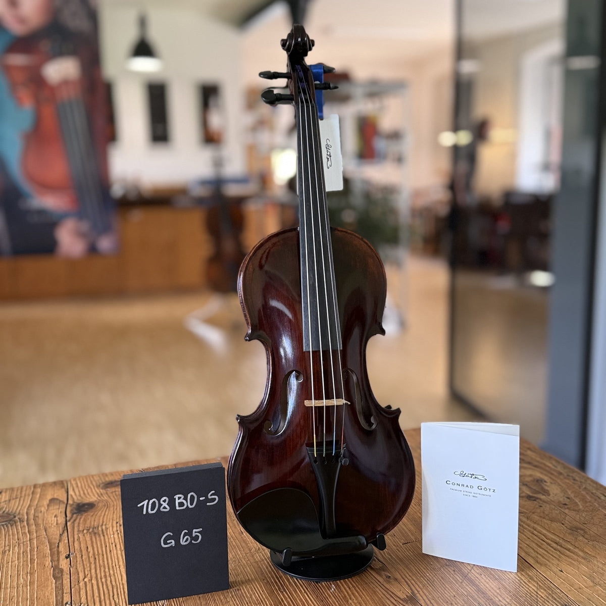 BOHEMIA Violine #108 BO-S, Einzelstück G65, Vorderansicht