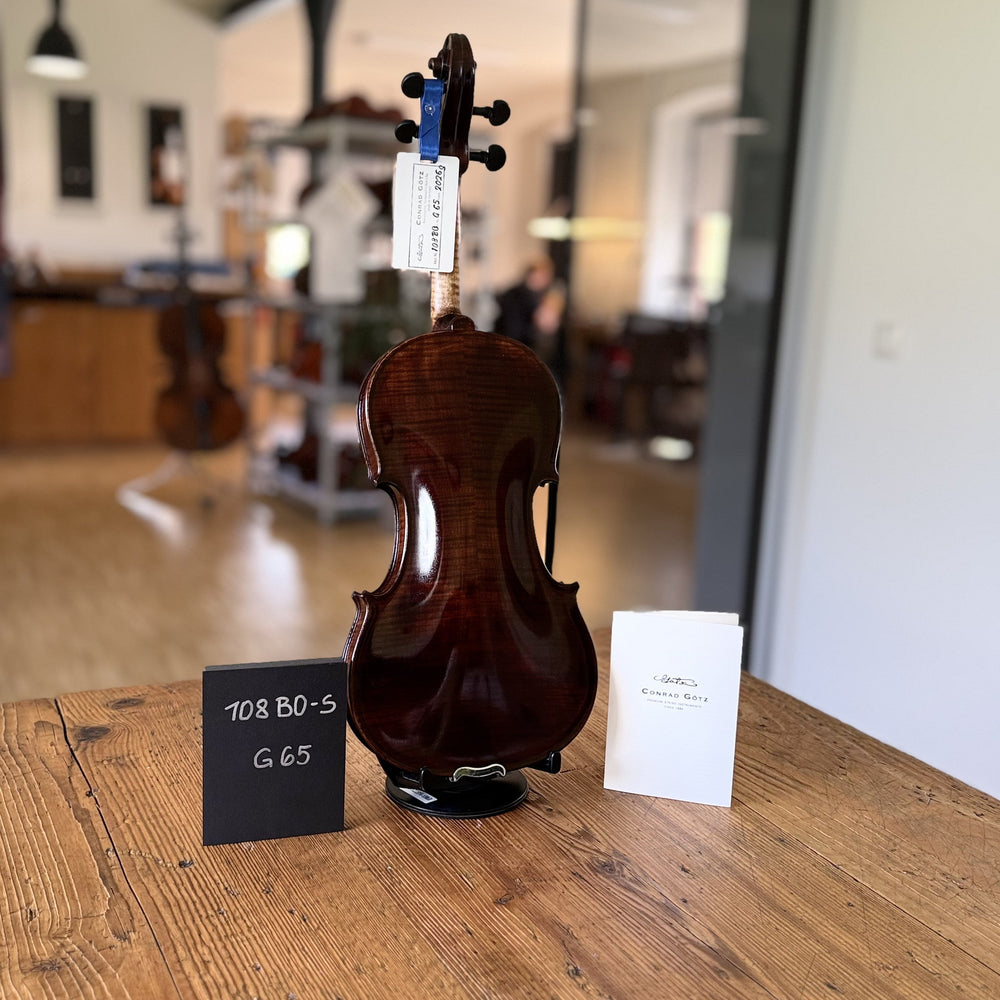 BOHEMIA Violine #108 BO-S, Einzelstück G65, Rückenansicht