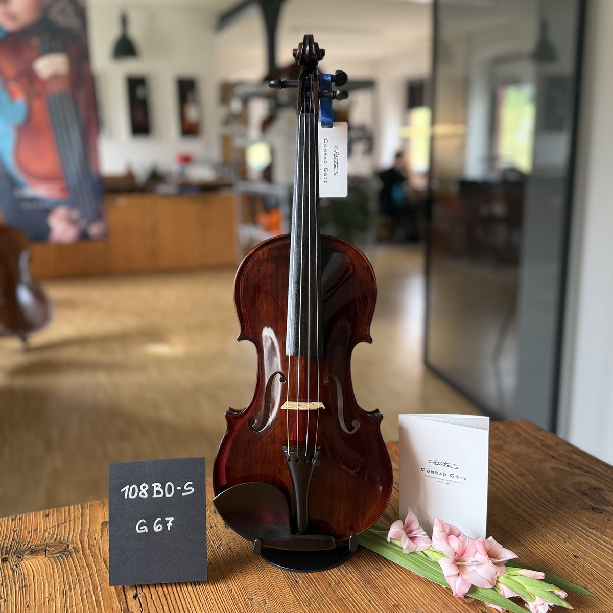 BOHEMIA Violine #108 BO-S, Einzelstück G67, Vorderansicht
