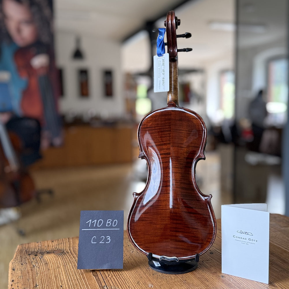Götz Geigengalerie – Violine Einzelstück C23, Rückansicht