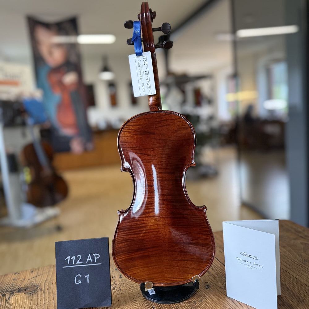 Götz Geigengalerie – Violine Einzelstück G1, Rückansicht