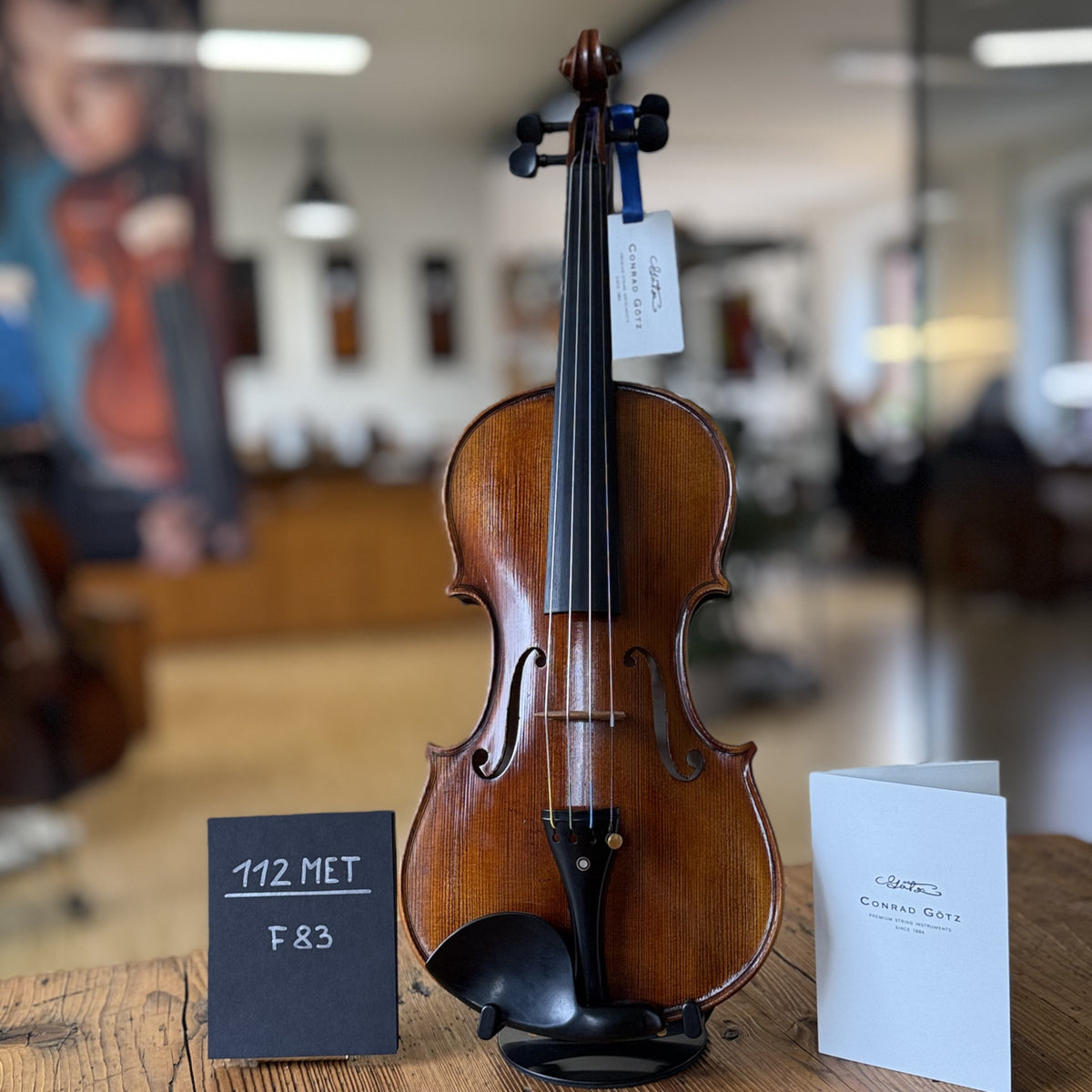 Götz Geigengalerie – Violine Einzelstück F83, Vorderansicht