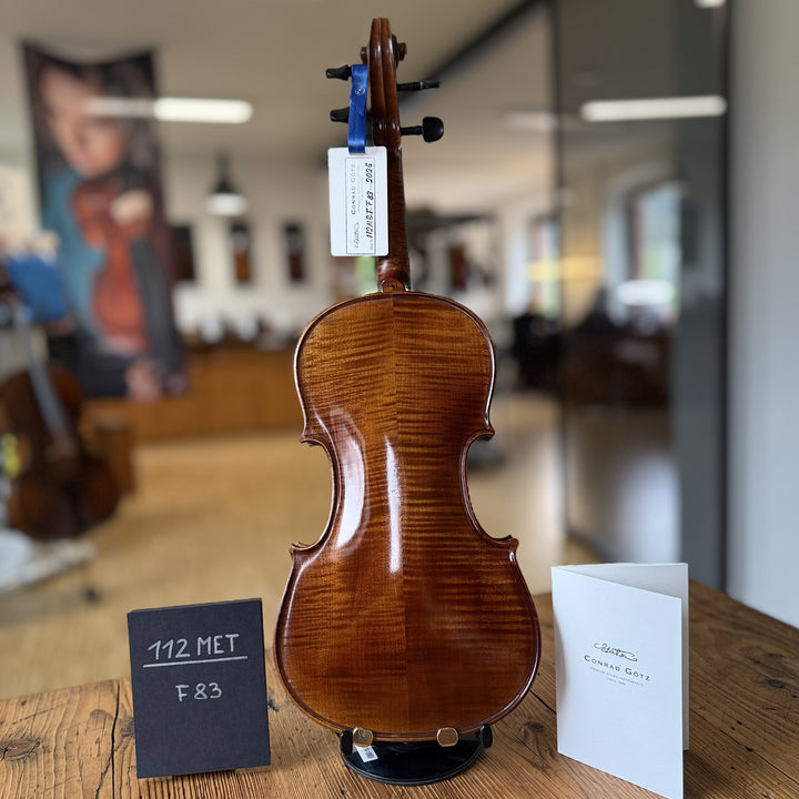 Götz Geigengalerie – Violine Einzelstück F83, Rückansicht