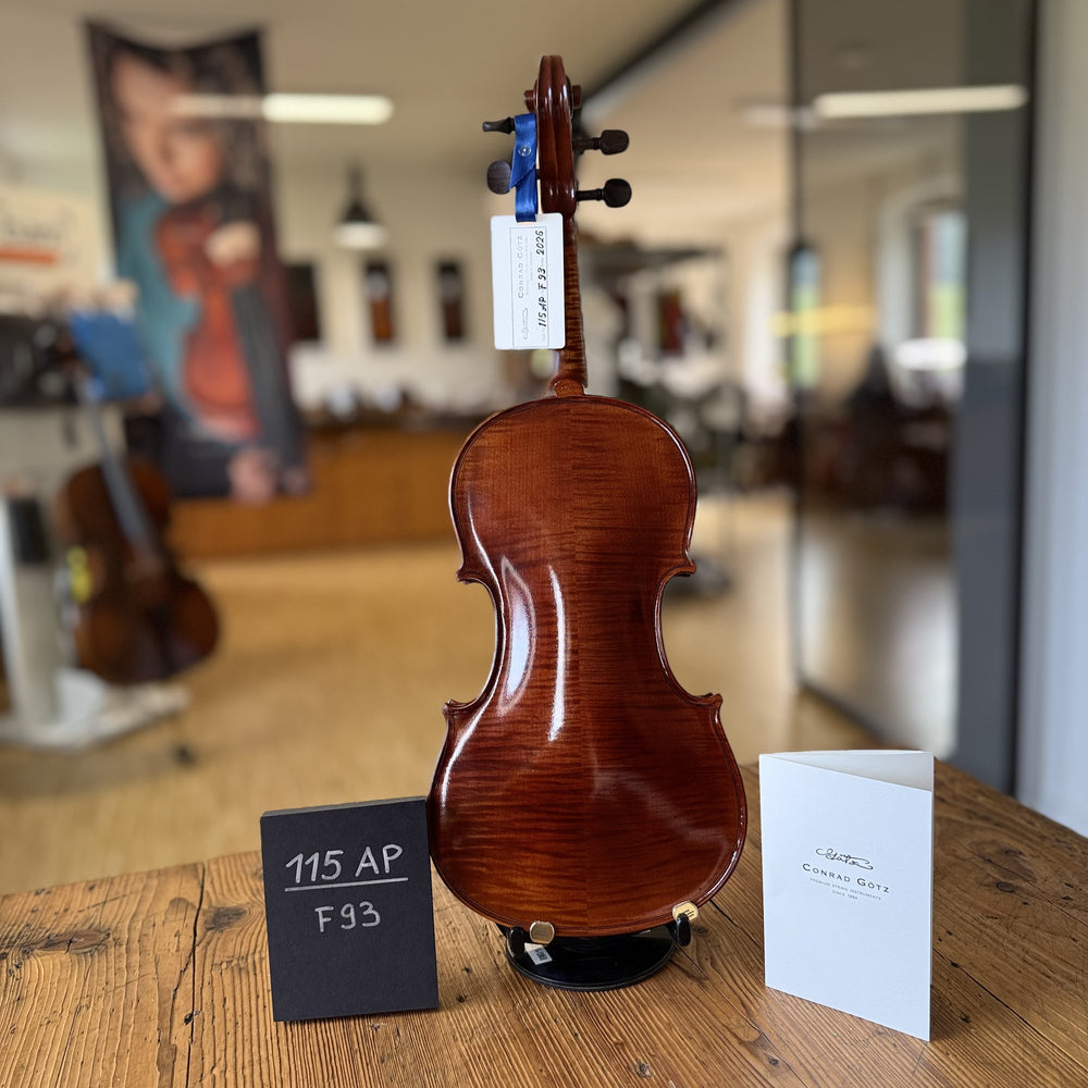 Götz Geigengalerie – Violine Einzelstück F93, Rückansicht