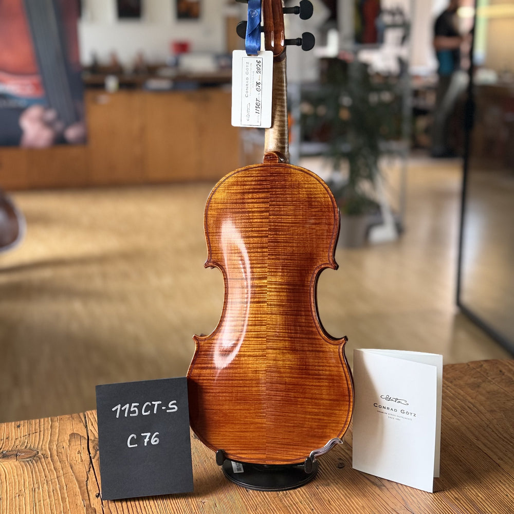 CONTEMPORARY Violine #115 CT-S, Einzelstück C76, Rückenansicht