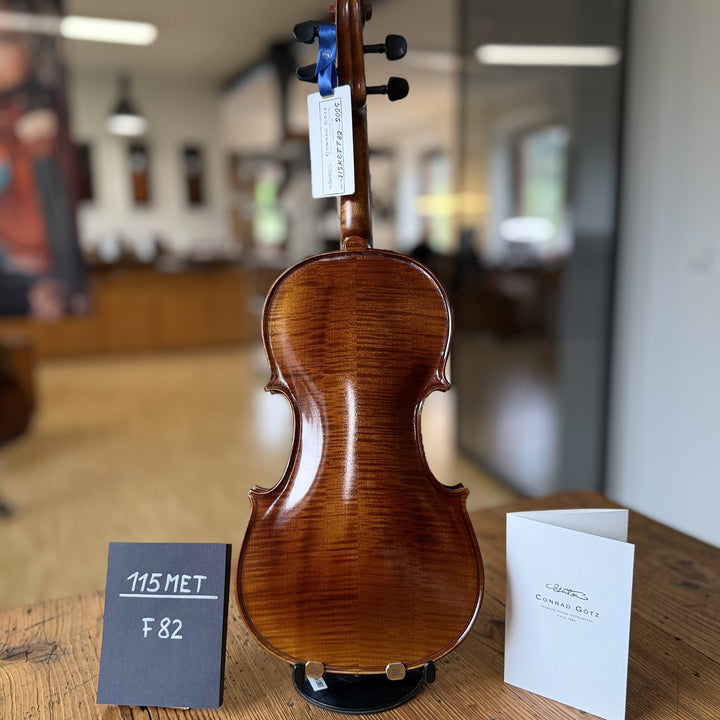 Götz Geigengalerie – Violine Einzelstück F82, Rückansicht