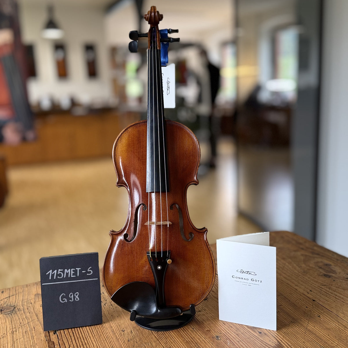 Götz Geigengalerie – Violine Einzelstück G98, Vorderansicht