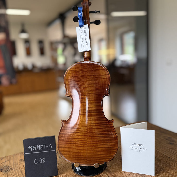 Götz Geigengalerie – Violine Einzelstück G98, Rückansicht