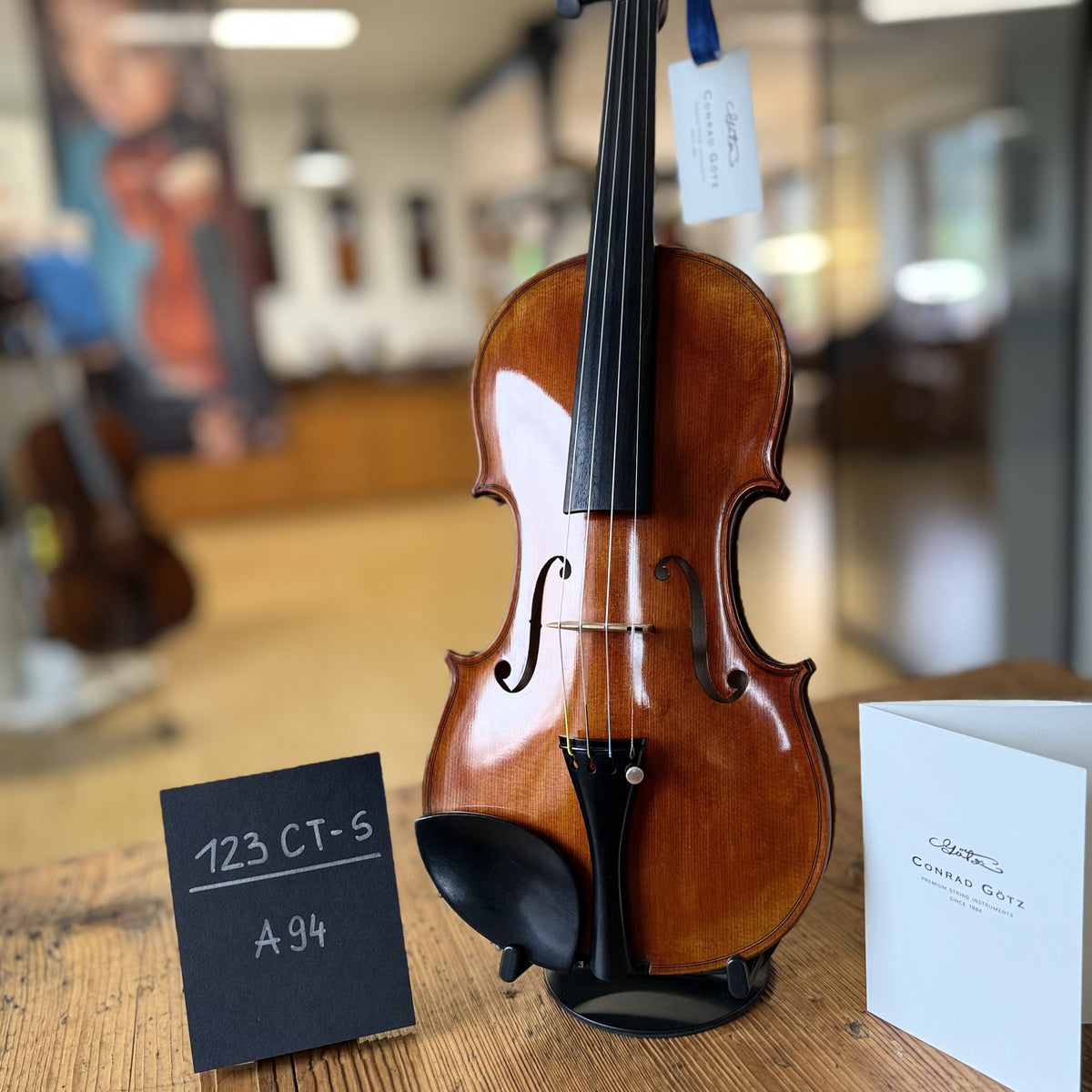 Götz Geigengalerie – Violine Einzelstück A94, Vorderansicht