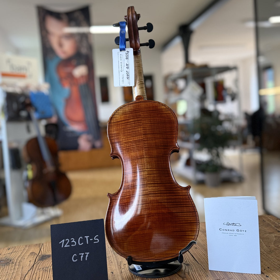 Götz Geigengalerie – Violine Einzelstück C77, Rückansicht