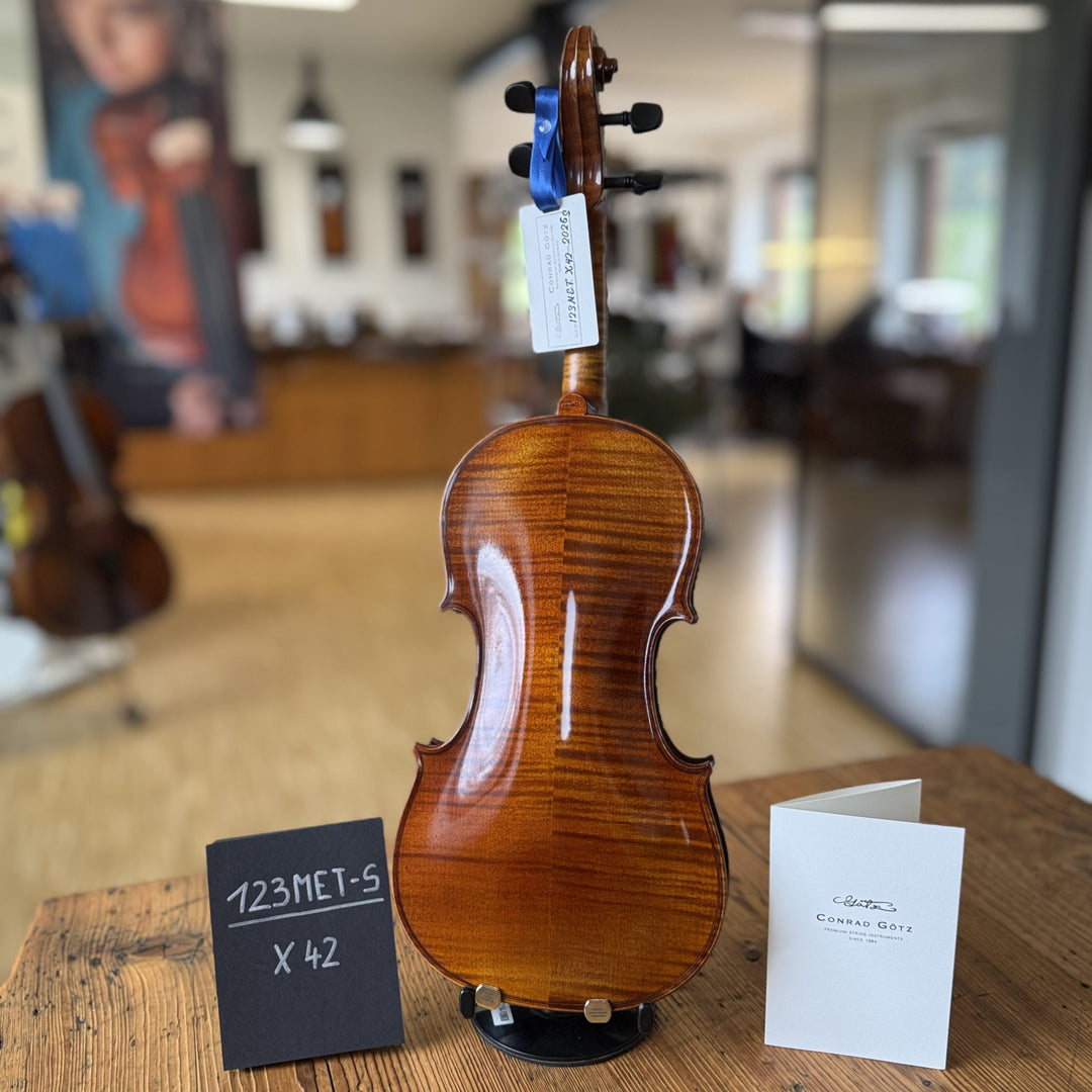 Götz Geigengalerie – Violine Einzelstück X42, Rückansicht