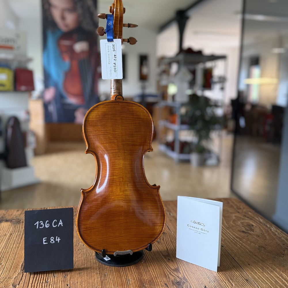 CANTONATE Violine #136 CA, Einzelstück E84, Rückenansicht