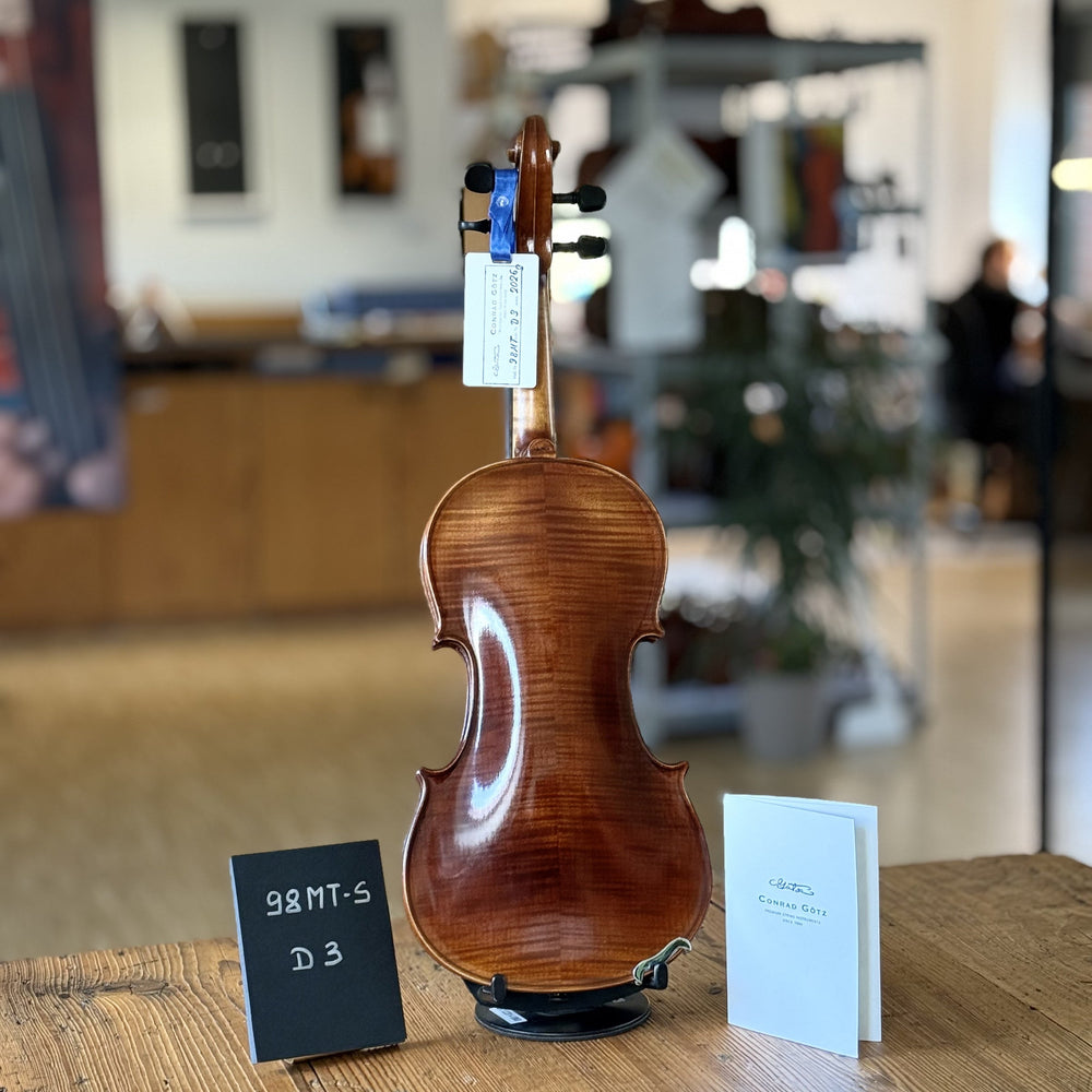 MENUETT Violine #98 MT-S, Einzelstück D3, Rückenansicht